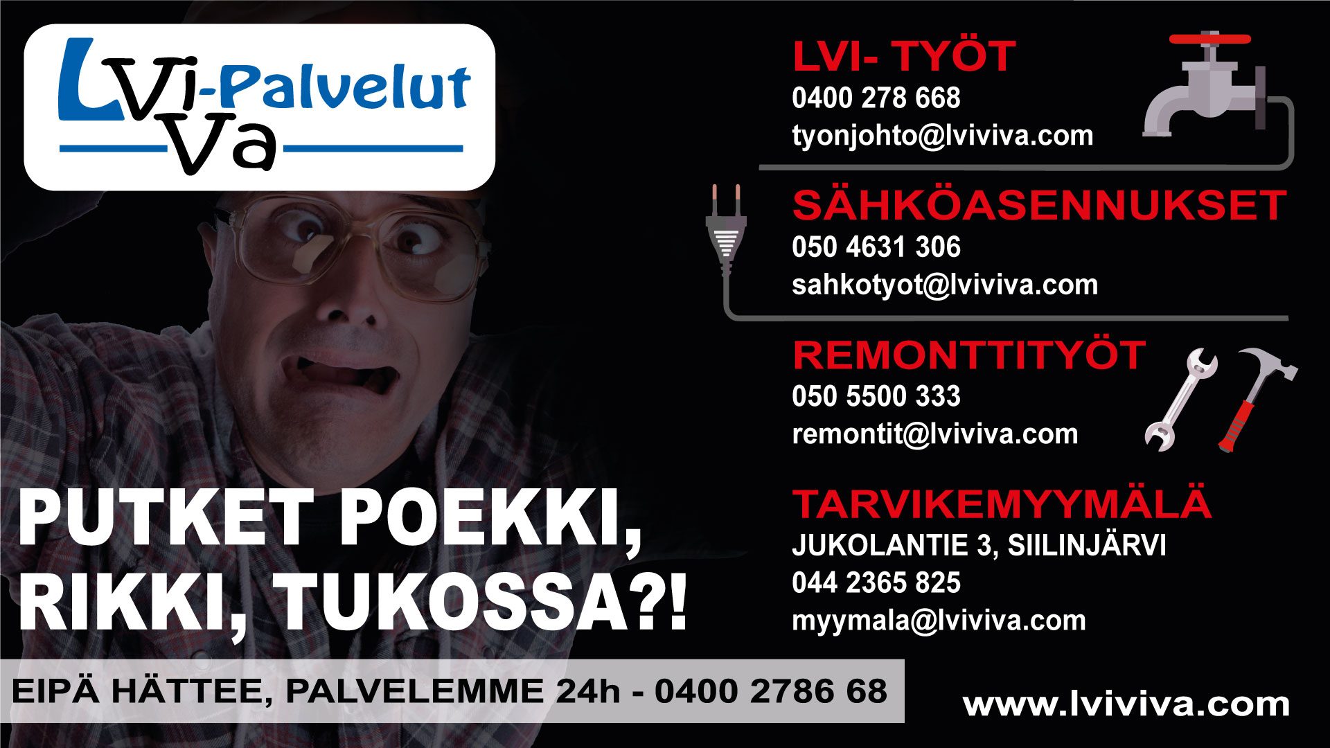 LVI-Palvelut ViVa Oy logo